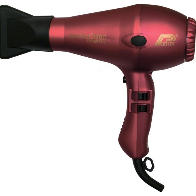 Профессиональный фен Parlux 3200 Compact 1900 Вт Красный 0901-3200 red