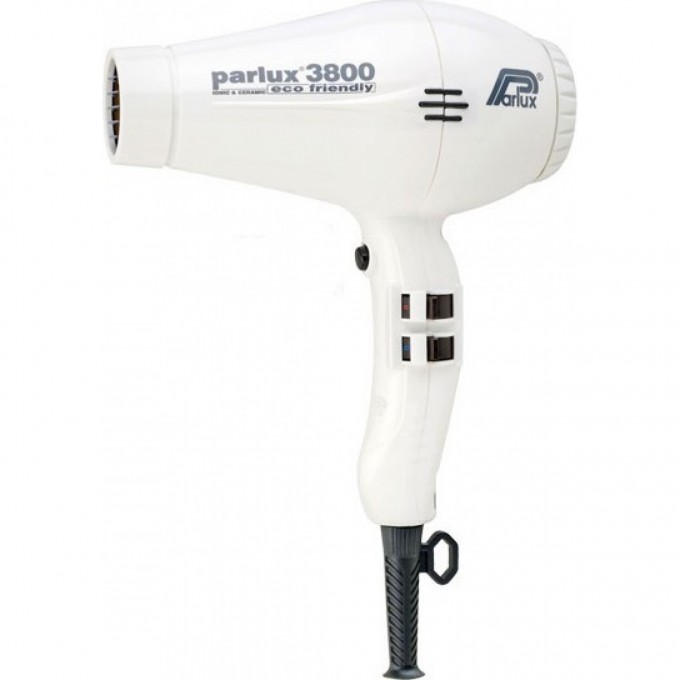 Профессиональный фен Parlux 3800 Eco Friendly Ion Ceramic Pro 2100 Ватт Белый 0901-3800 white